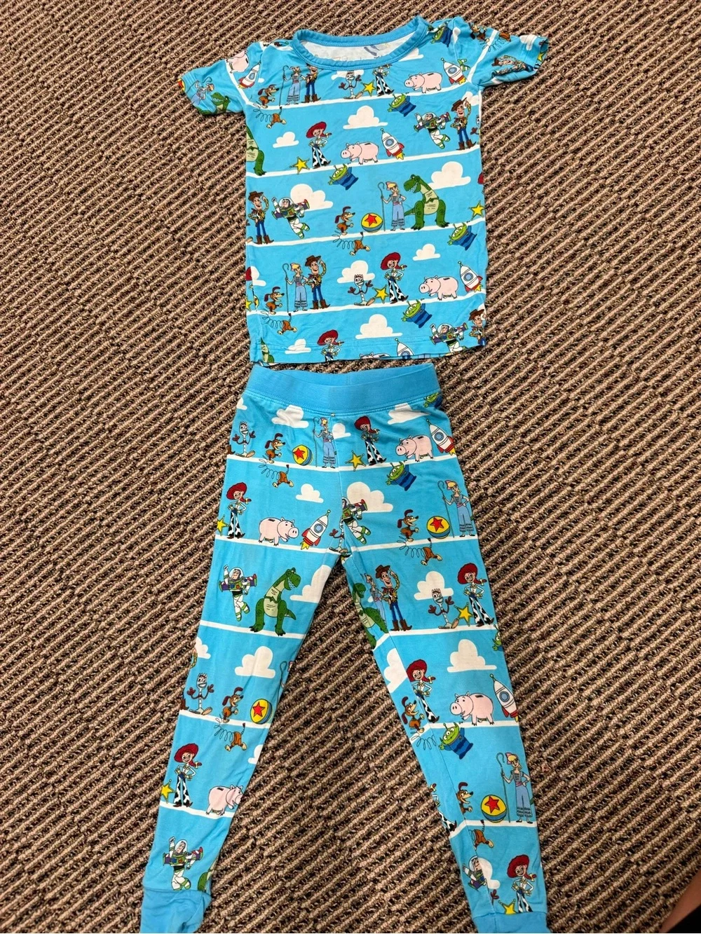 Little sleepies bamboo -Toy Story short sleeve pj. 2t